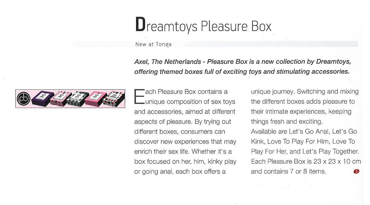 2024-09 EAN - Dreamtoys Pleasure Box